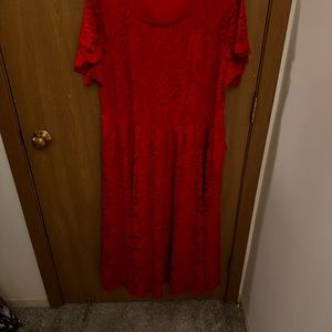 Red lace 2x torrid dress